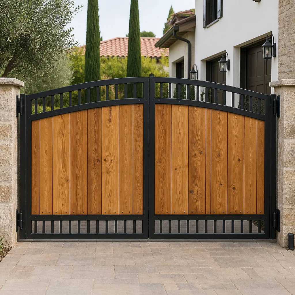 Wood & steel frame